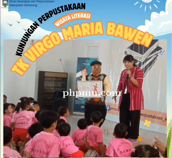 Wisata Literasi (Dongeng dan Sulap bersama Badut Patrick)