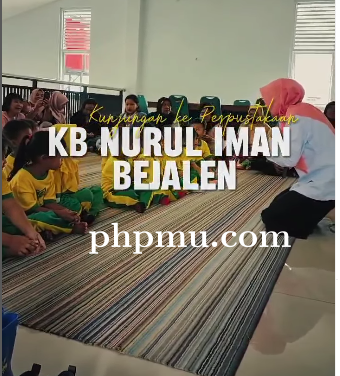 KB Nurul Iman melakukan Kunjungan Perpustakaan 