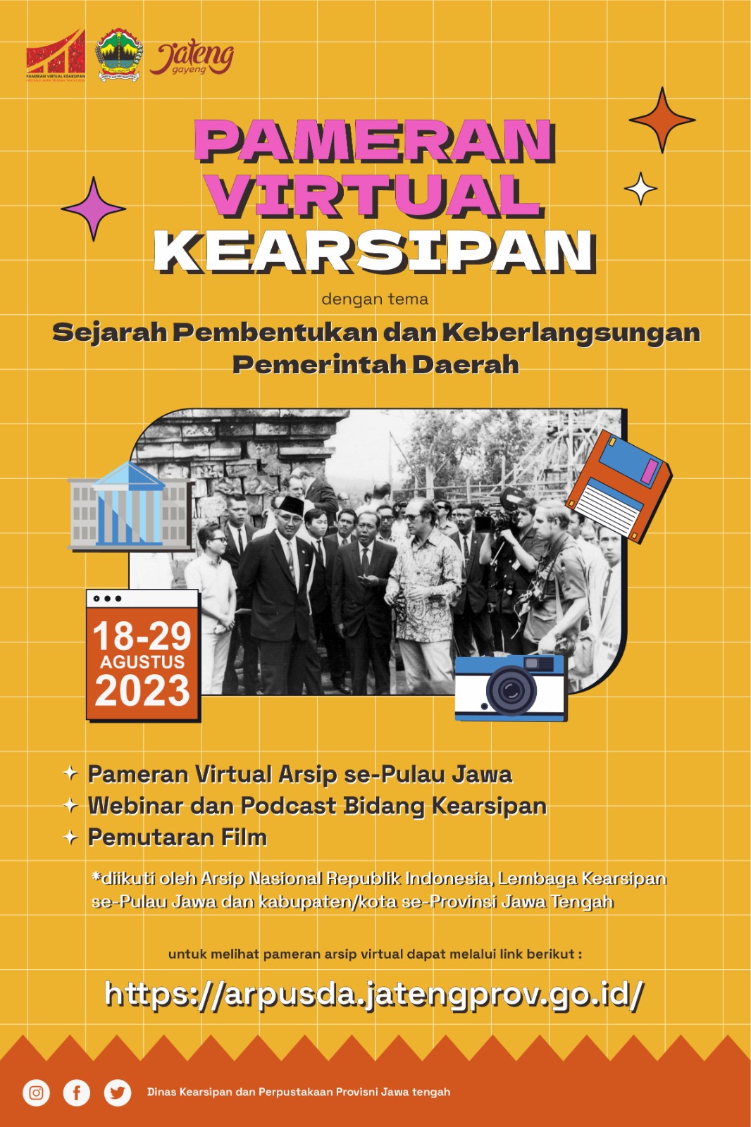 Pameran Virtual Kearsipan Th 2023 Provinsi Jawa Tengah